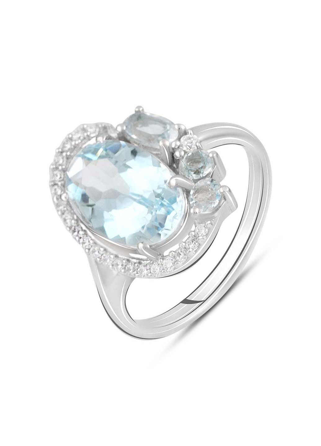 Срібна каблучка з натуральним топазом 4.56ct Silver Breeze (260517871)