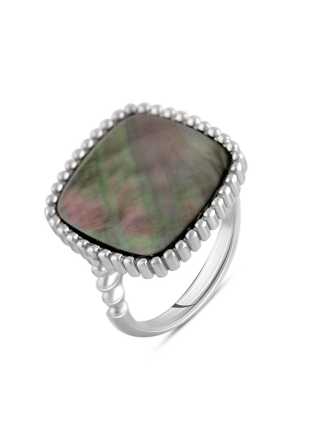 Серебряное кольцо с натуральным перламутром Silver Breeze (260518103)