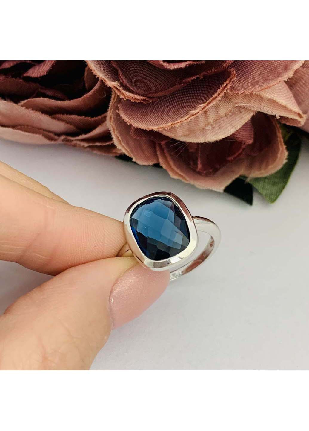 Серебряное кольцо с топазом Лондон Блю 4.866ct Silver Breeze (260517977)