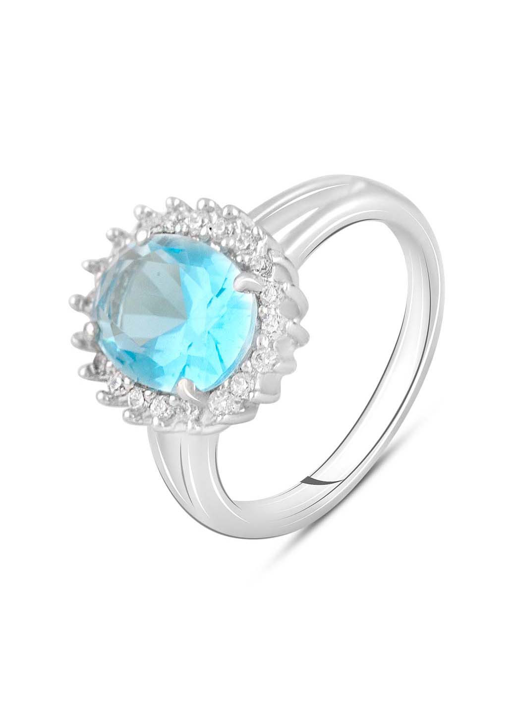 Серебряное кольцо с аквамарином nano Silver Breeze (260517928)