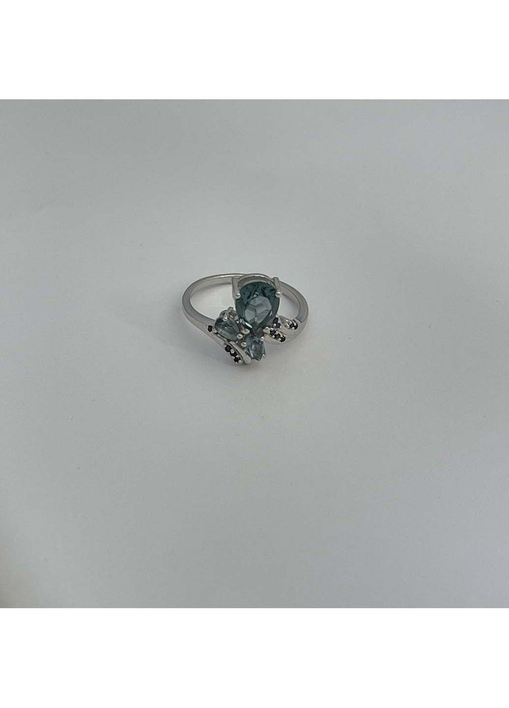 Срібна каблучка з топазом Лондон Блю 1.837ct Silver Breeze (260517861)