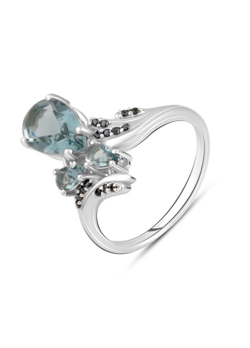 Срібна каблучка з топазом Лондон Блю 1.837ct Silver Breeze (260517861)