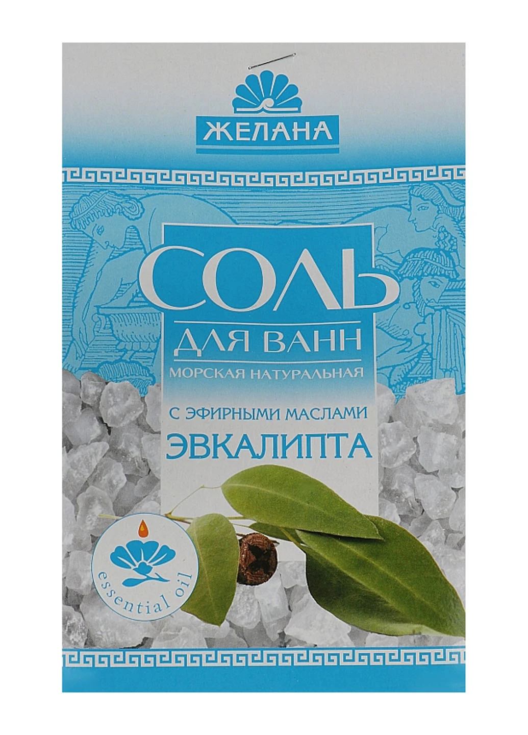 Сіль для ванн Желана Евкаліпт 500 г Желана 4820022090102 (260517362)