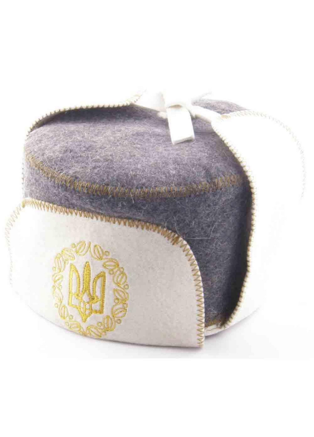 Набір подарунковий для лазні та сауни "Ушанка" 5 предметів Універсальний Luxyart (260530306)