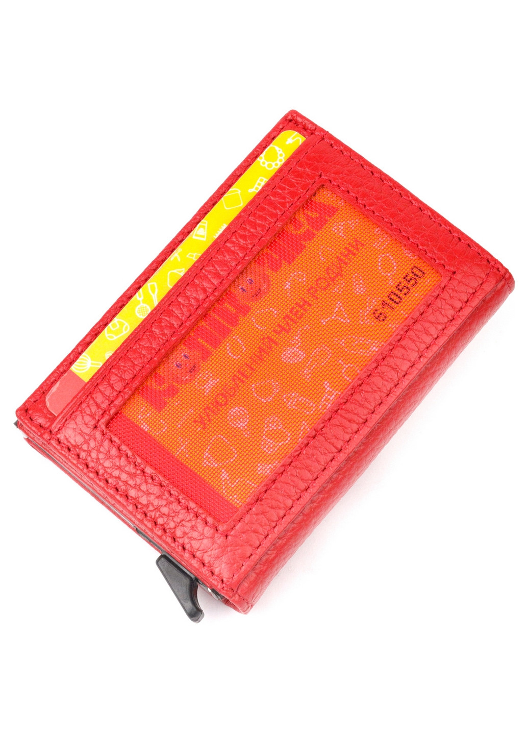 Жіноча шкіряна візитниця 7х9,5х2,5 см Karya (260531273)