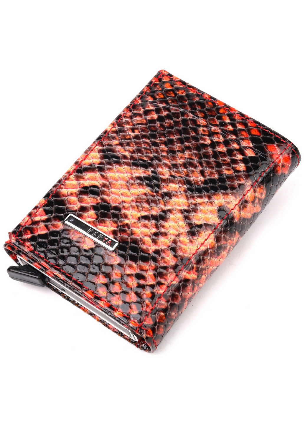 Жіноча шкіряна візитниця 8х10х2, 5 см Karya (260530239)