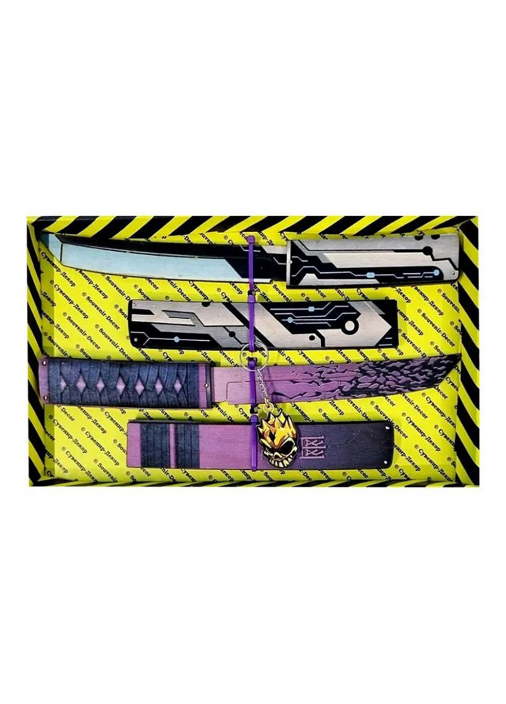 Набір ножів сувенірних дерев'яних 4,5х27,5х17 см Сувенір-Декор (260530433)