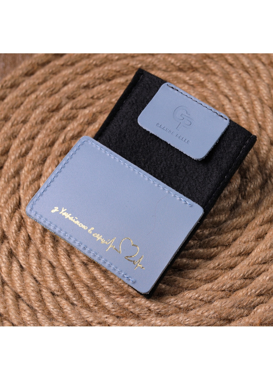 Кожаный картхолдер 9,5х6,5 см Grande Pelle (260529967)