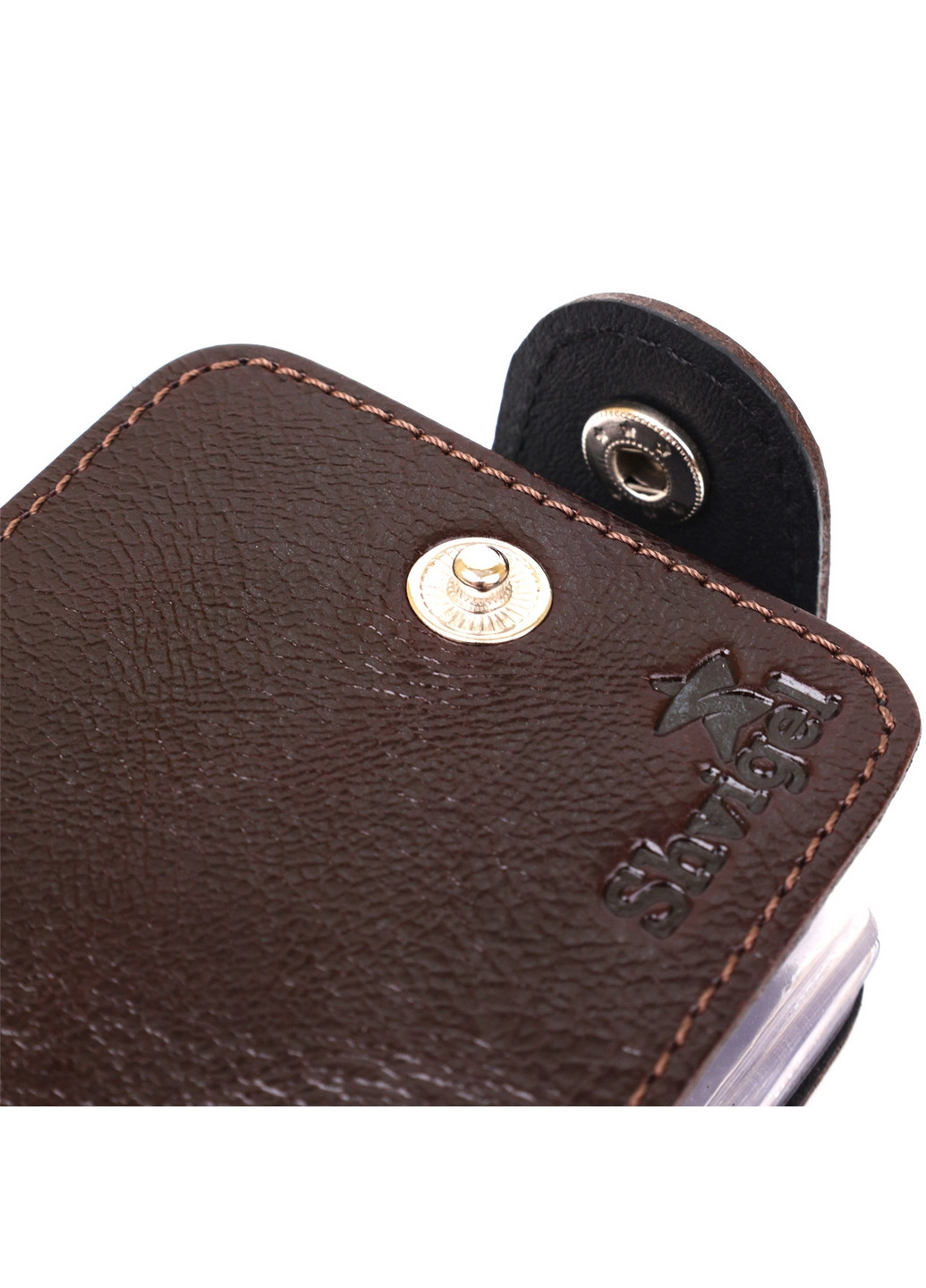 Шкіряний картхолдер 10х7 см Shvigel (260533162)