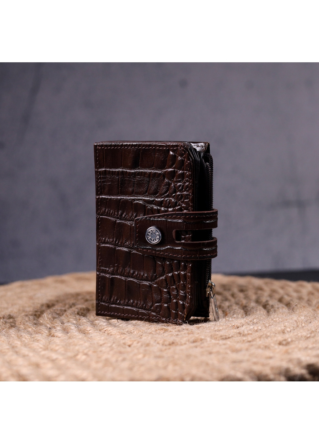 Чоловічий шкіряний картхолдер 10,4х6,2х1 см Karya (260531269)