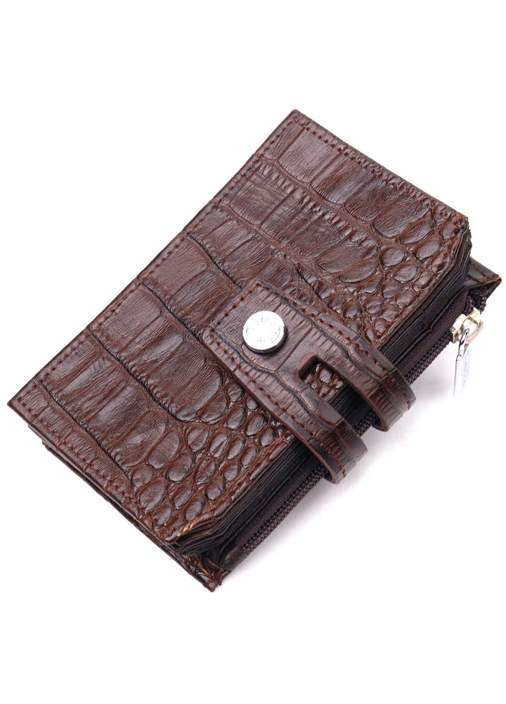 Чоловічий шкіряний картхолдер 10,4х6,2х1 см Karya (260531269)