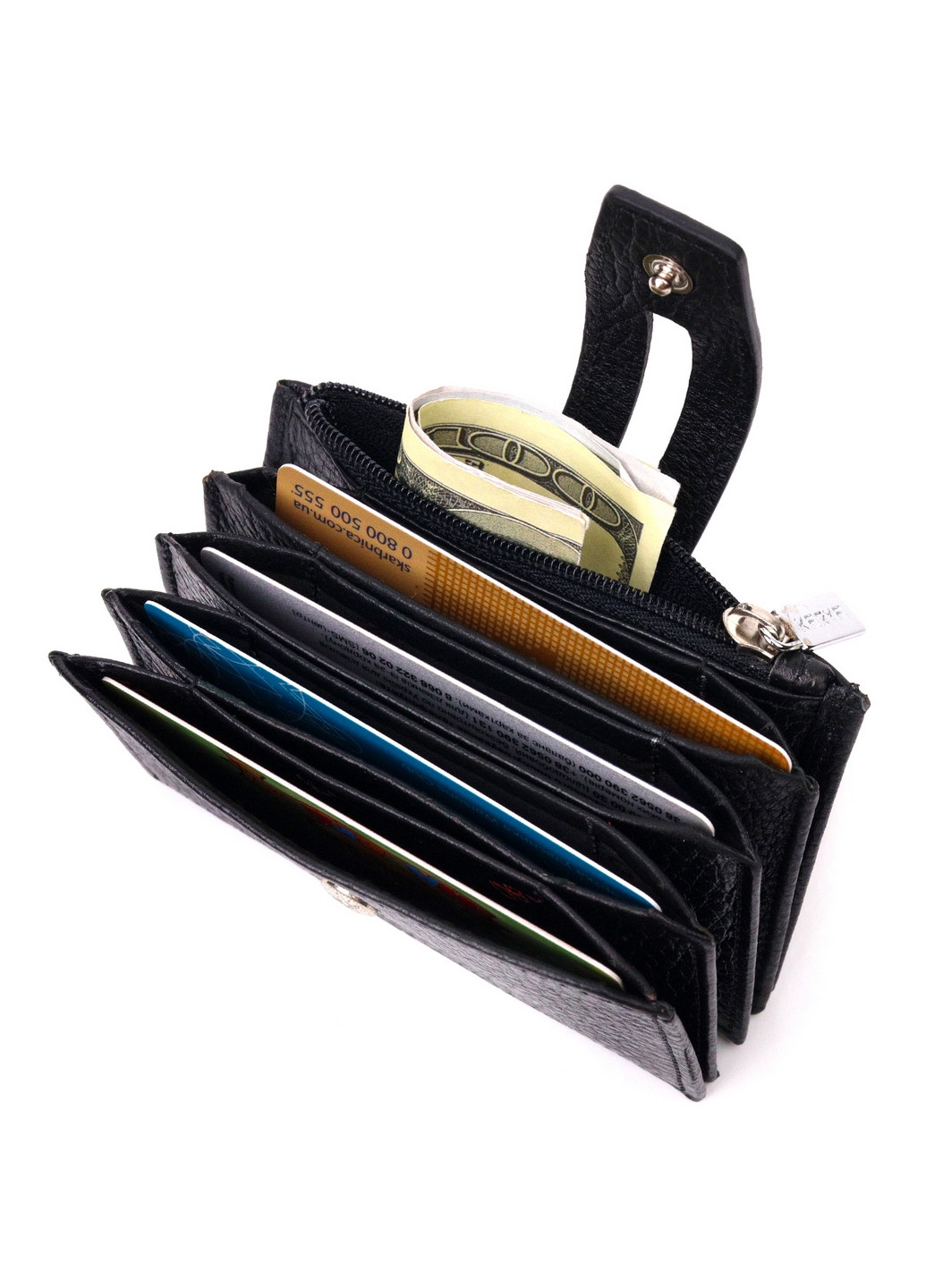 Чоловічий шкіряний картхолдер 10,4х6,2х1 см Karya (260531271)