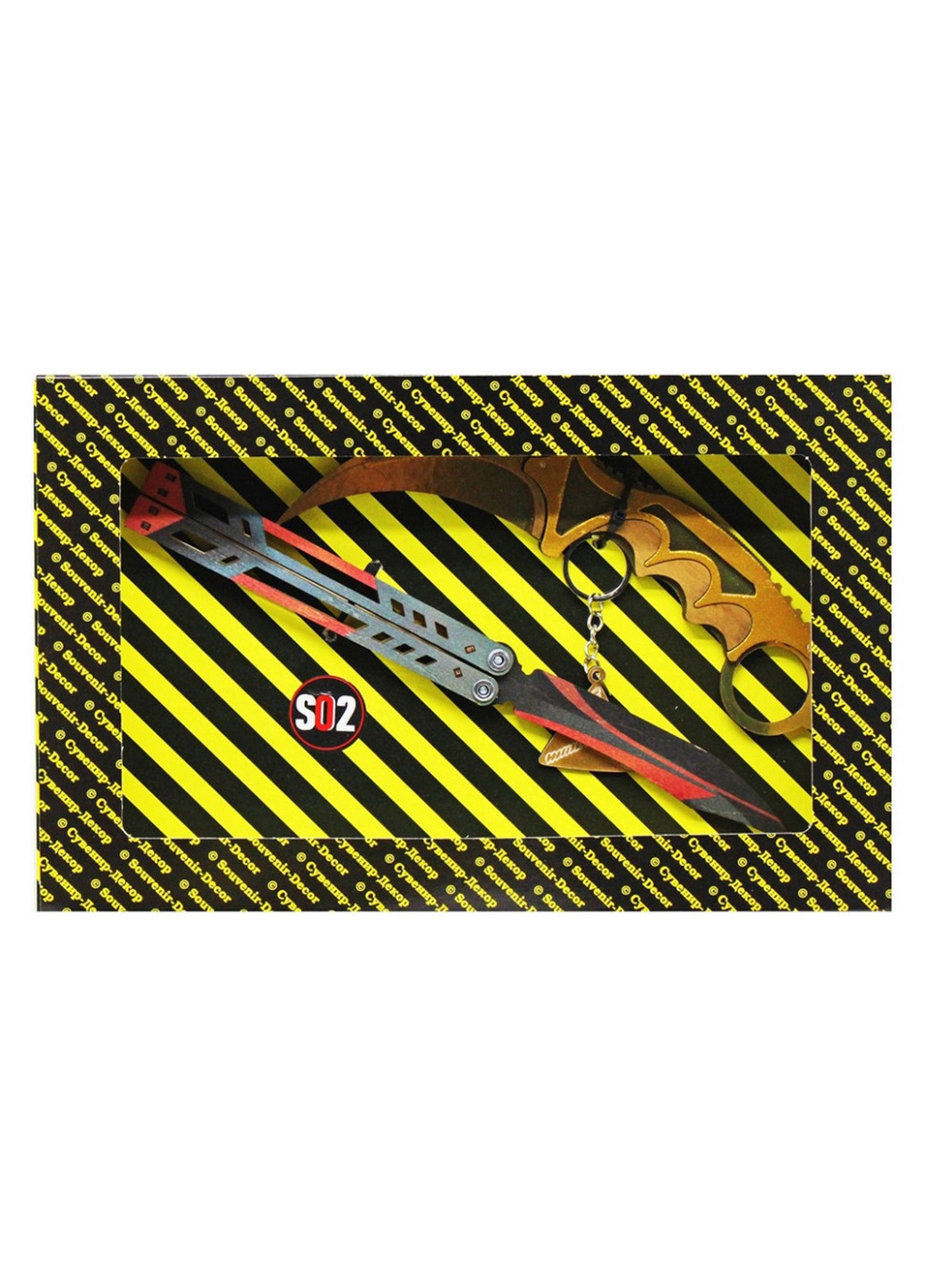 Набор ножей сувенирных деревянных 5х29х18,5 см Сувенір-Декор (260530416)