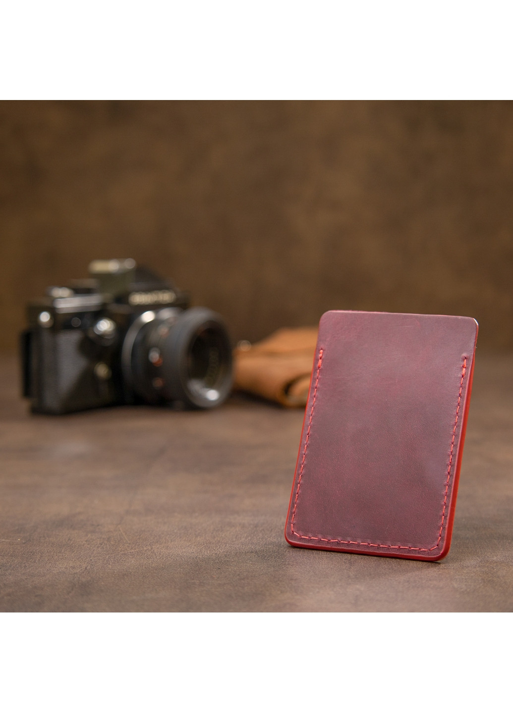 Кожаный картхолдер 6,5х9,5 см Grande Pelle (260529958)