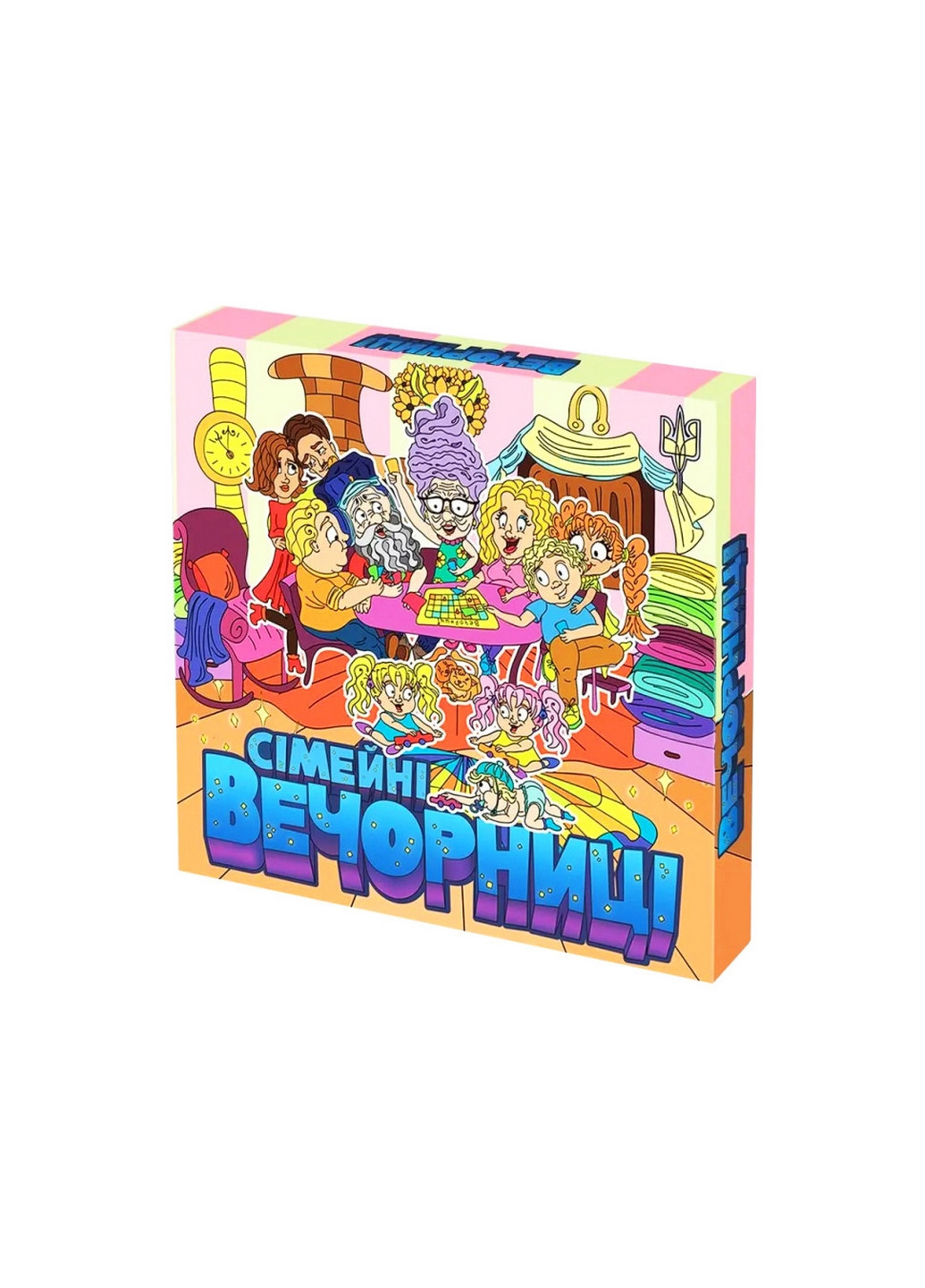 Настольная игра для компании "Семейные Вечерницы" Укр 4х22х22 см No Brand (260529782)
