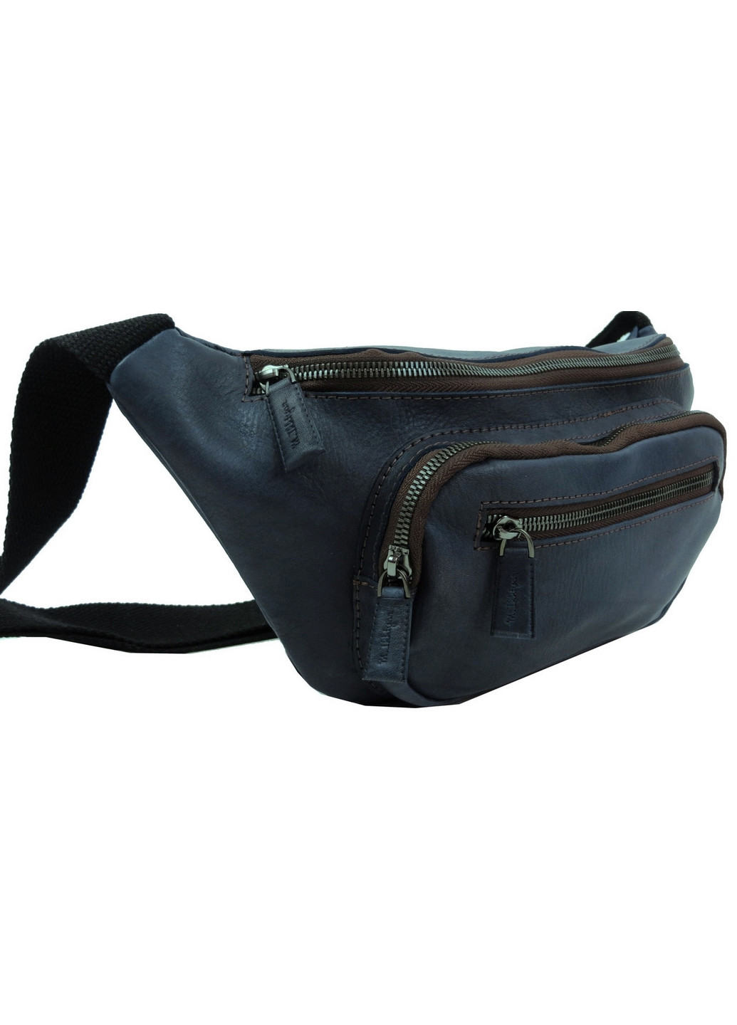 Шкіряна сумка на пояс 16х36х6 см Mykhail Ikhtyar (260532651)