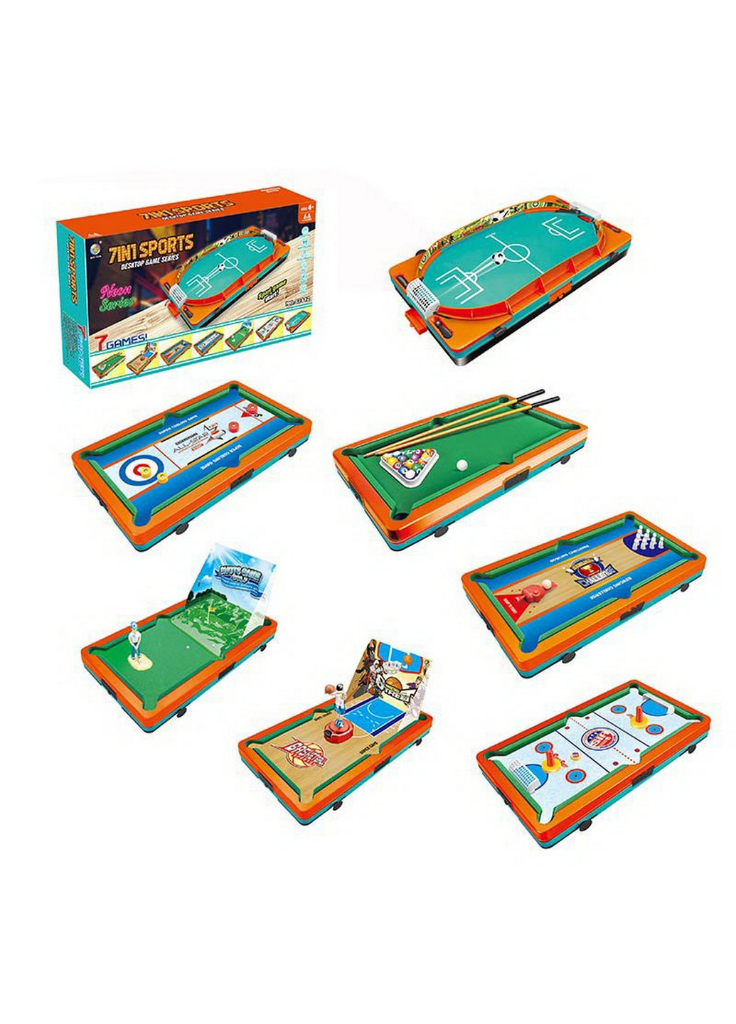Дитячий набір настільних ігор 27,5х48х12 см Bld Toys (260533371)