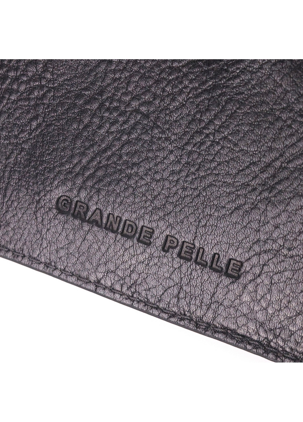 Шкіряна обкладинка для документів 10х14х0,5 см Grande Pelle (260532957)