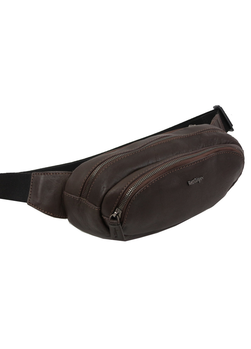 Шкіряна сумка на пояс 13х26х7 см Mykhail Ikhtyar (260531767)
