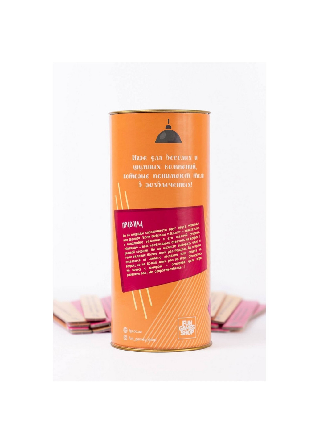 Настільна гра "Правда чи справа: Для Веселої Компанії" UKR 10х15х15 см Fun Games (260531434)