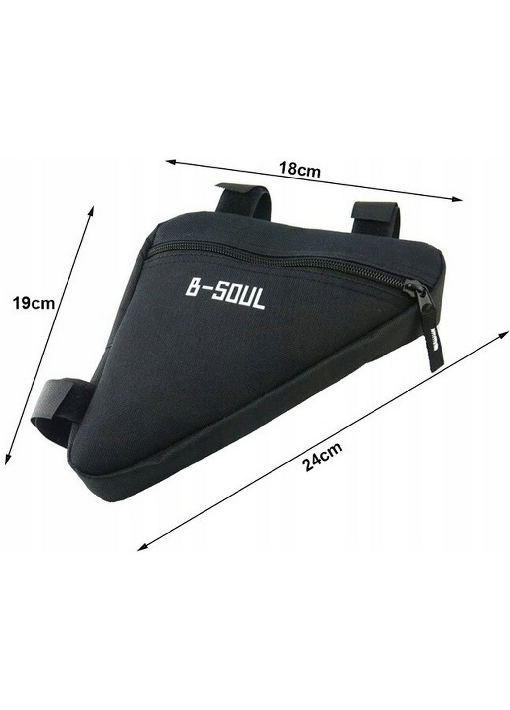 Велосипедна сумка на раму 19x18x4см B-Soul (260533339)