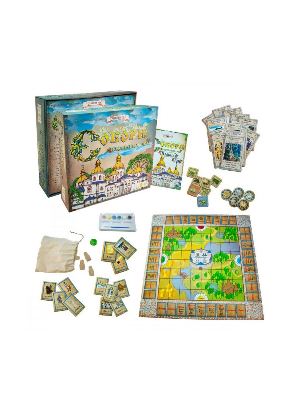 Настільна гра "Собори" стратегічна 30х30х7 см Strateg (260531108)