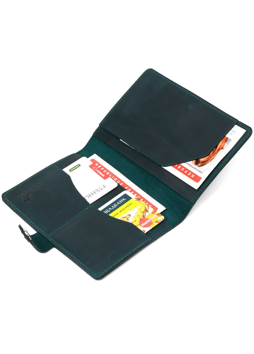 Кожаная обложка для документов 10х14 см Shvigel (260532298)