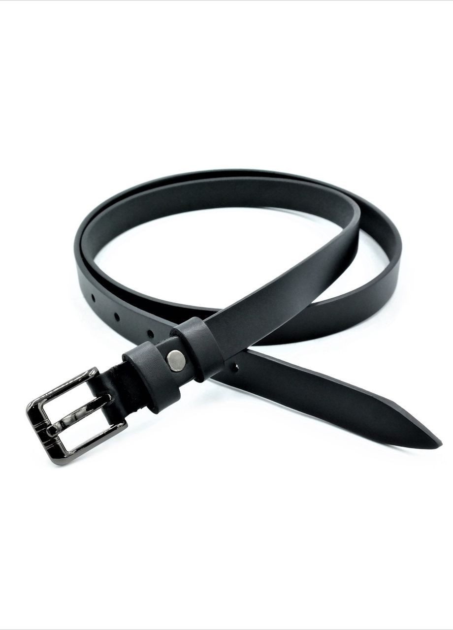 Жіночий шкіряний ремінь 1,8 х 115-120 см Колір Чорний Weatro (260533386)