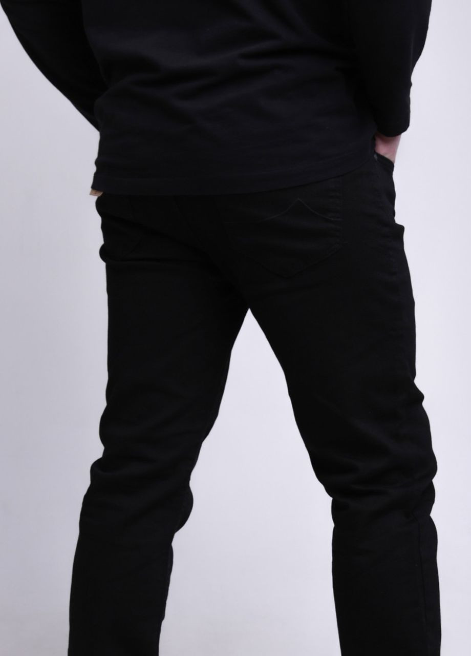 Черные демисезонные прямые джинсы мужские черные прямые Прямая Weaver