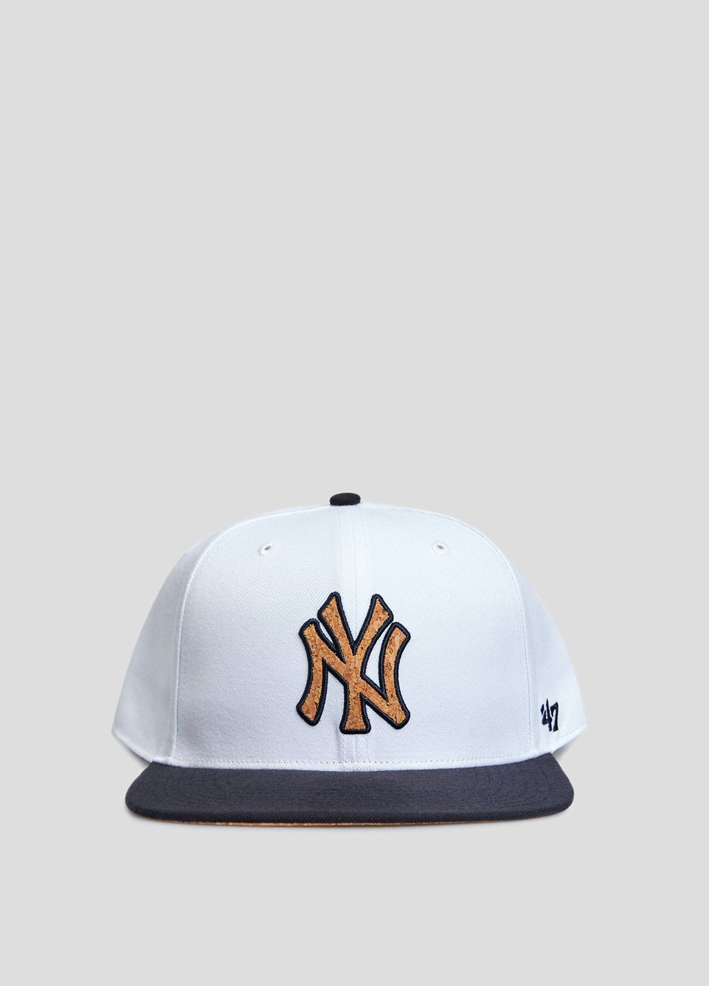 Кепка NEW YORK YANKEES CORKSCREW белый, темно-синий, коричневий unisex OSFA 47 Brand (260597354)