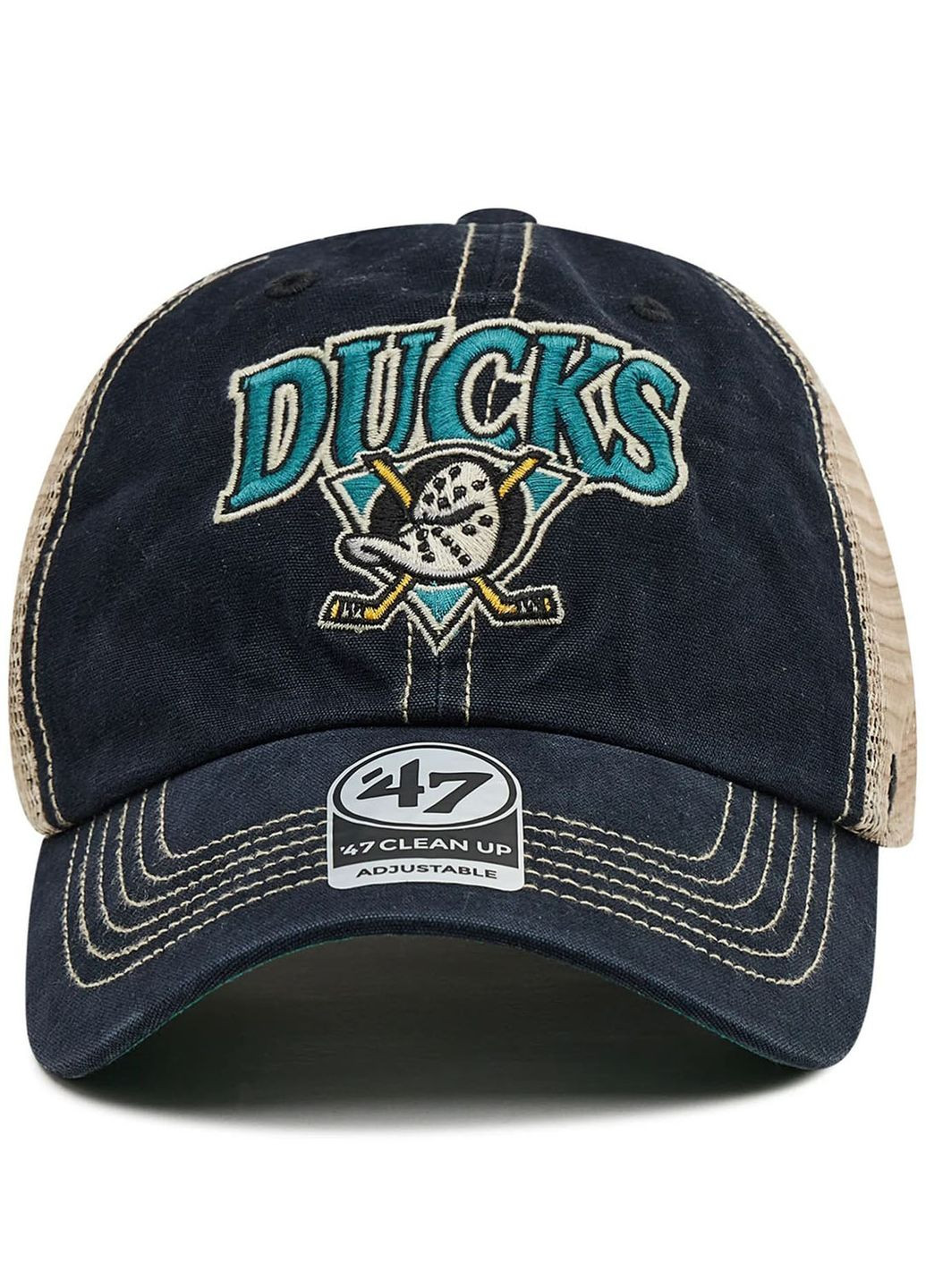 Кепка-тракер ANAHEIM DUCKS TUSCALOOSA черный, бежевый unisex OSFA 47 Brand (260597314)