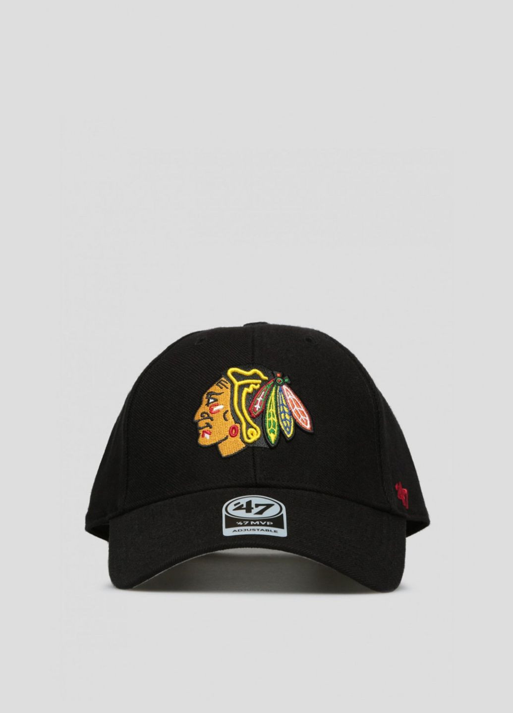Кепка MVP NHL CHICAGO BLACKHAWKS черный, серый unisex OSFA 47 Brand (260597295)