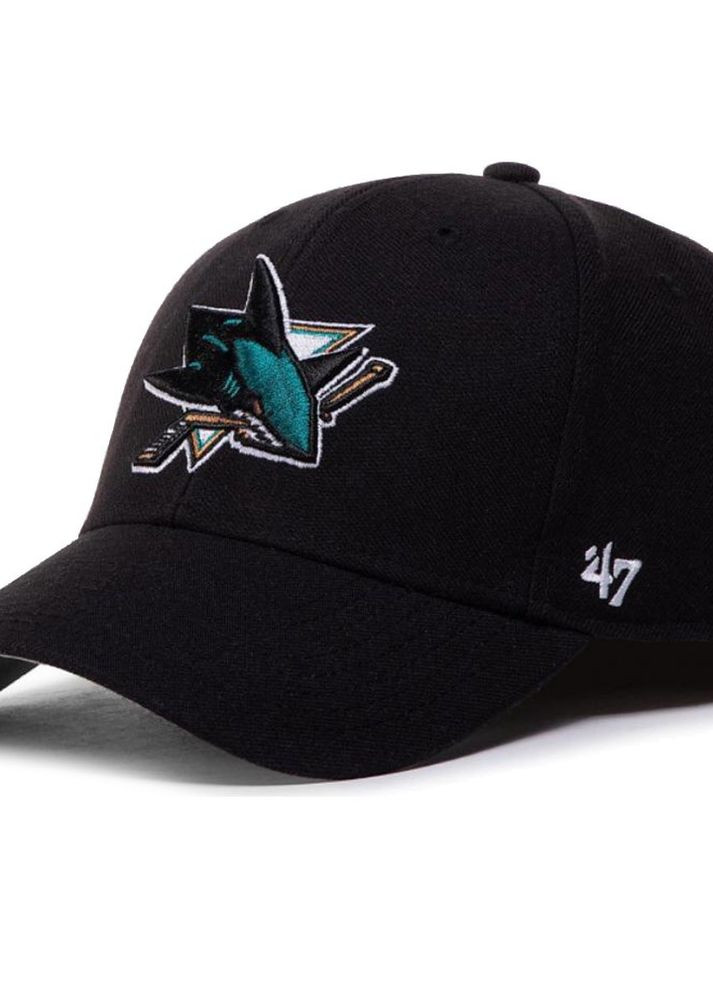 Кепка MVP NHL SAN JOSE SHARKS черный, серый unisex OSFA 47 Brand (260597331)