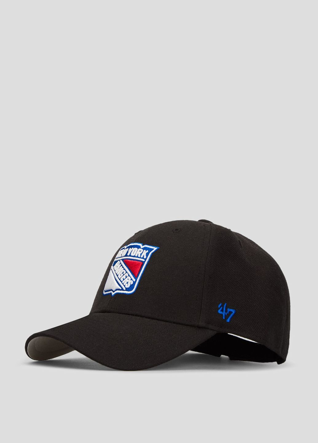 Кепка MVP NHL NEW YORK RANGERS черный, серый unisex OSFA 47 Brand (260597315)