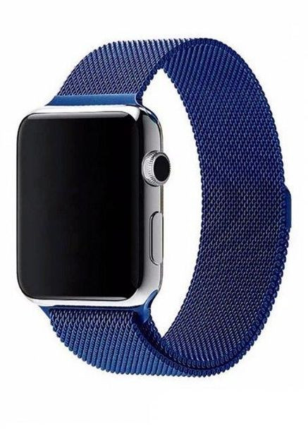 Миланская петля для Apple Watch 42/44/45/49 мм Синий No Brand (260596727)