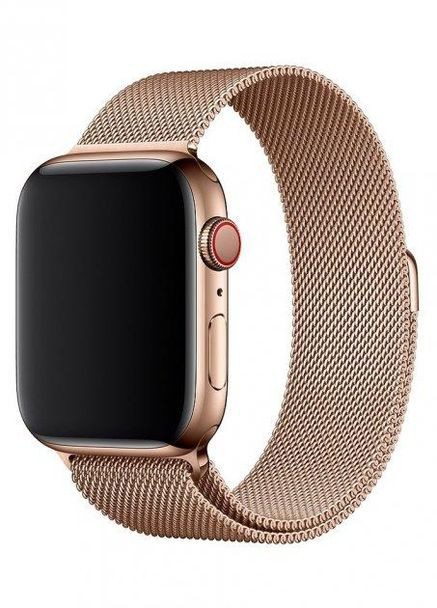 Миланская петля для Apple Watch 42/44/45/49 мм Золотистый No Brand (260596776)