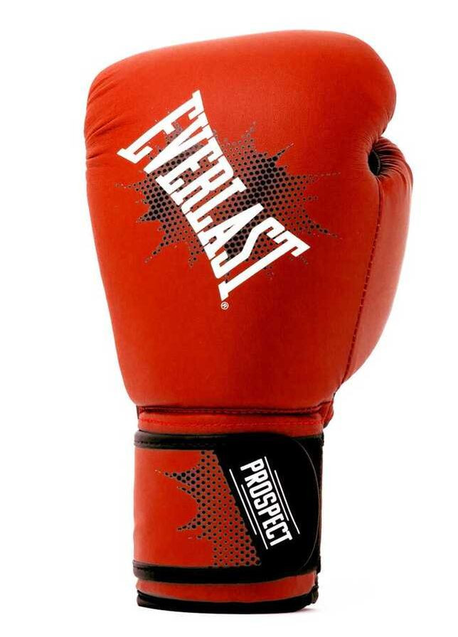 Боксерські рукавиці PROSPECT GLOVES червоний, чорний Дитячі 8 унцій Everlast (260597691)
