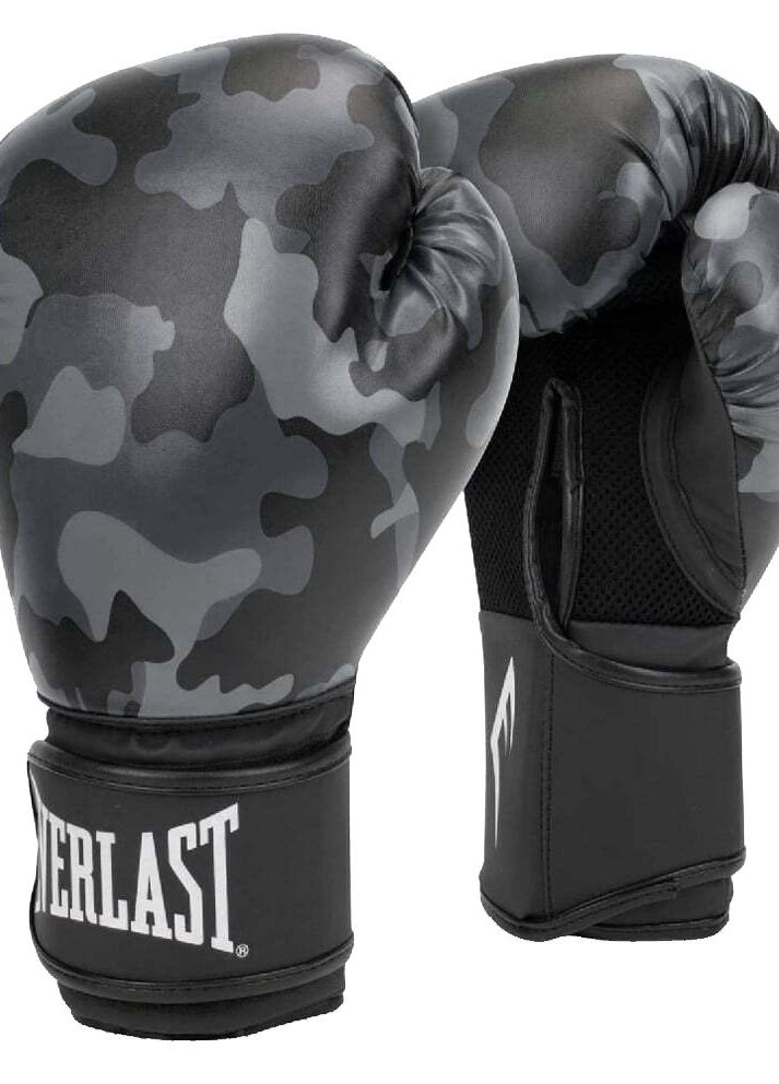 Боксерські рукавиці SPARK BOXING GLOVES сірий Unisex 14 унцій Everlast (260597559)