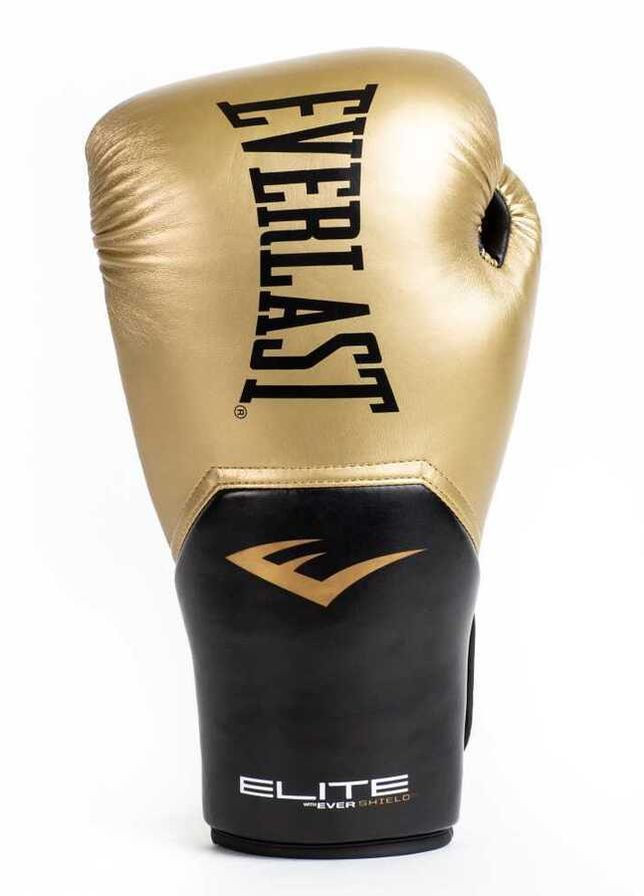 Боксерські рукавиці ELITE TRAINING GLOVES золотий Unisex 10 унцій Everlast (260597678)