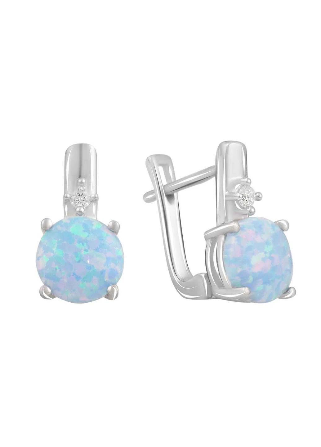Срібні сережки з опалом 4.367ct Silver Breeze (260537836)