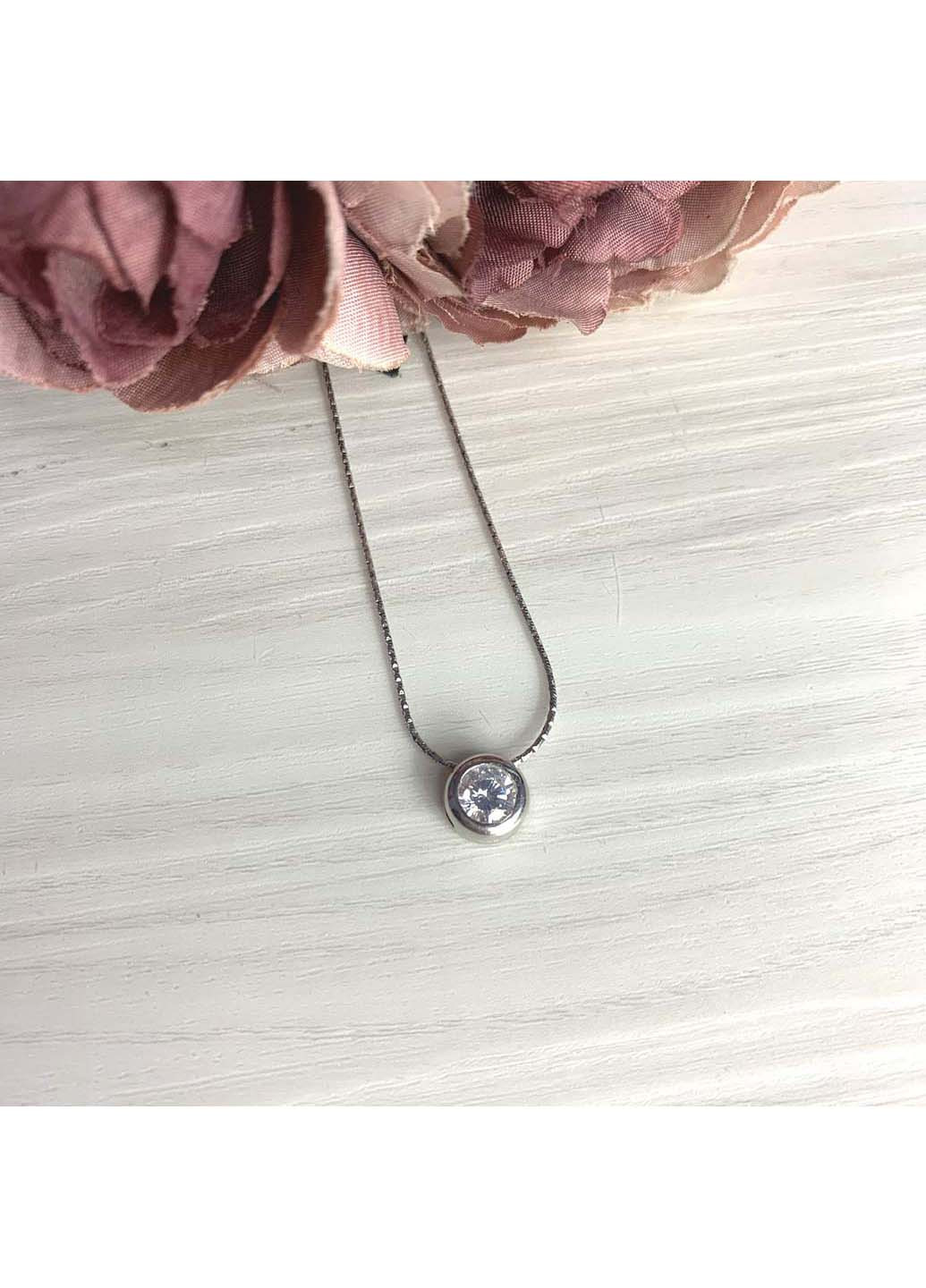 Серебряная подвеска с фианитами Silver Breeze (260537632)