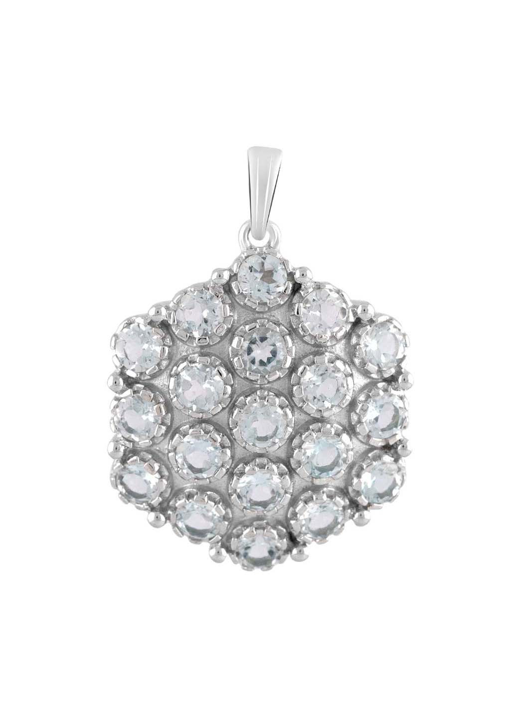 Серебряная подвеска с топазом 6.02ct Silver Breeze (260538023)