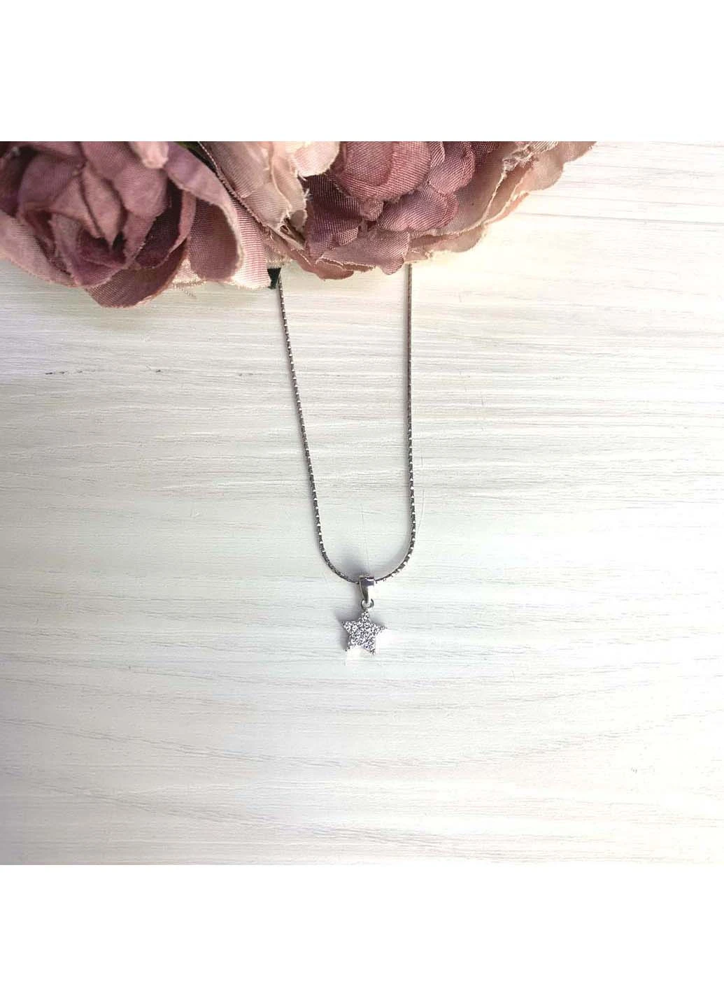 Серебряная подвеска с фианитами Silver Breeze (260538069)
