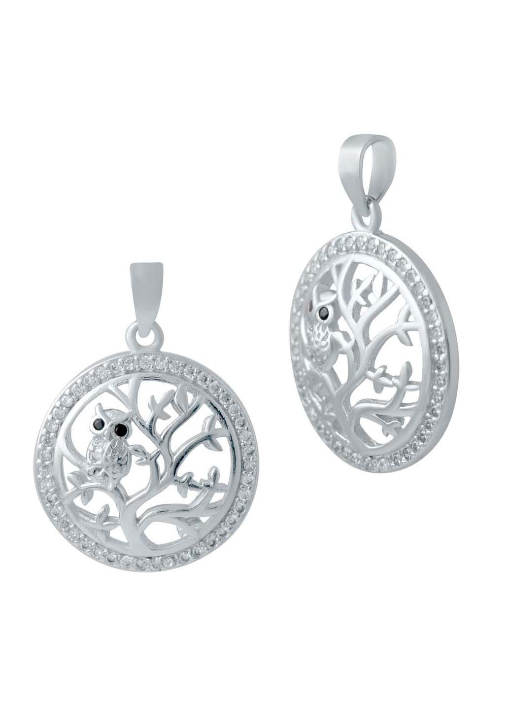 Серебряная подвеска с фианитами Silver Breeze (260537467)