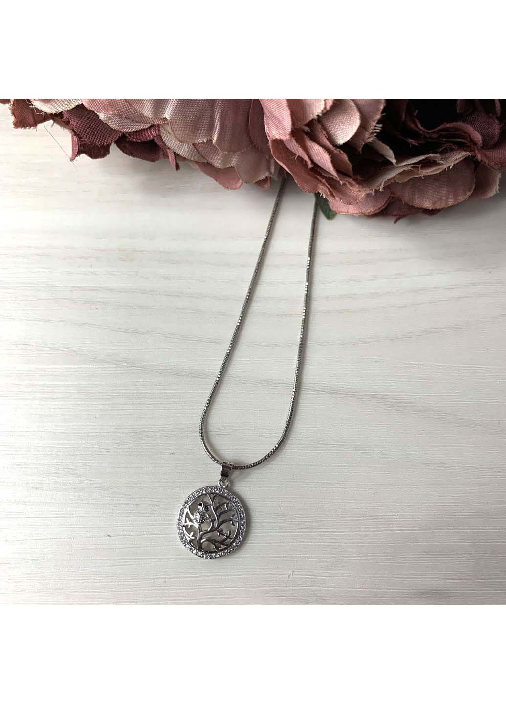 Серебряная подвеска с фианитами Silver Breeze (260537467)