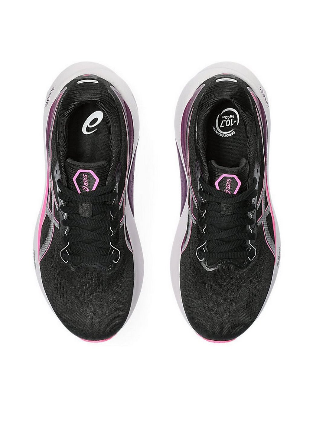 Черные демисезонные женские беговые кроссовки gel-kayano 30 1012b357-004 Asics