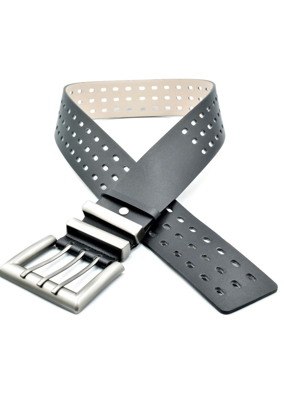 Жіночий ремінь 6,5 х 110 см Чорний Weatro (260567564)