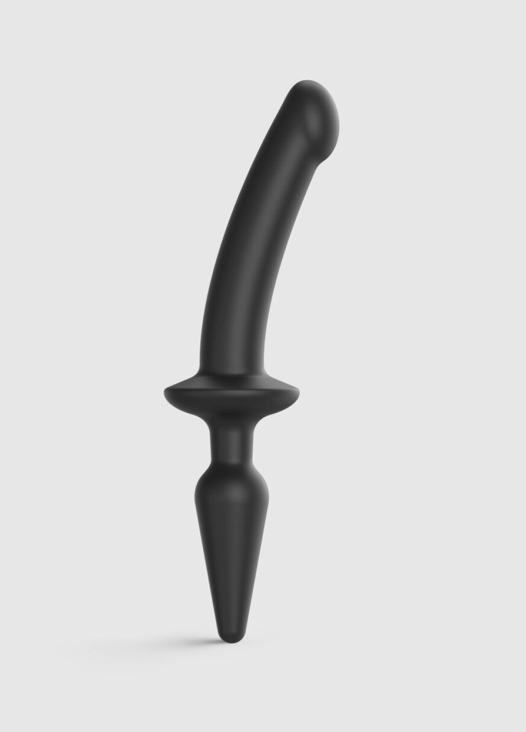 Анальная пробка с дилдо 2в1 Strap-On-Me SWITCH PLUG-IN DILDO Black S,  диаметр 3,3/2,9 см Lovense чёрная ‣ Цена 2540 грн ‣ Купить в  интернет-магазине Каста ‣ Киев, Одесса, Харьков ‣ Доставка по