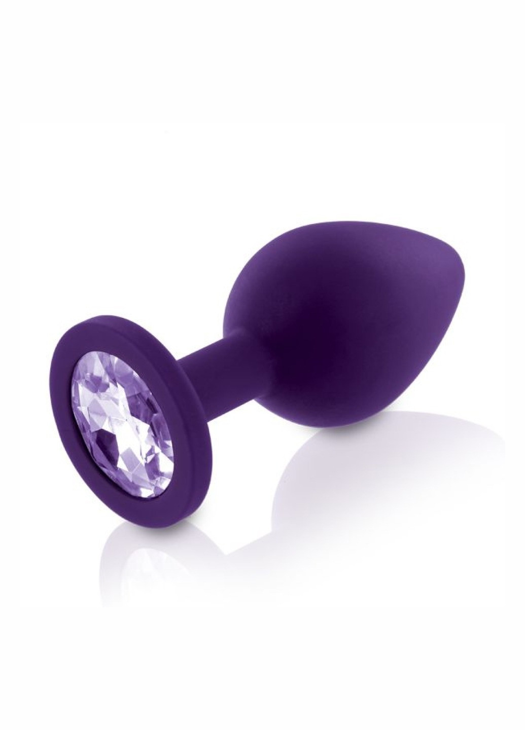 Набор анальных пробок с кристаллом Rianne S: Booty Plug Set Purple, диаметр 2,7см, 3,5см, 4,1см Art of Sex (260603276)