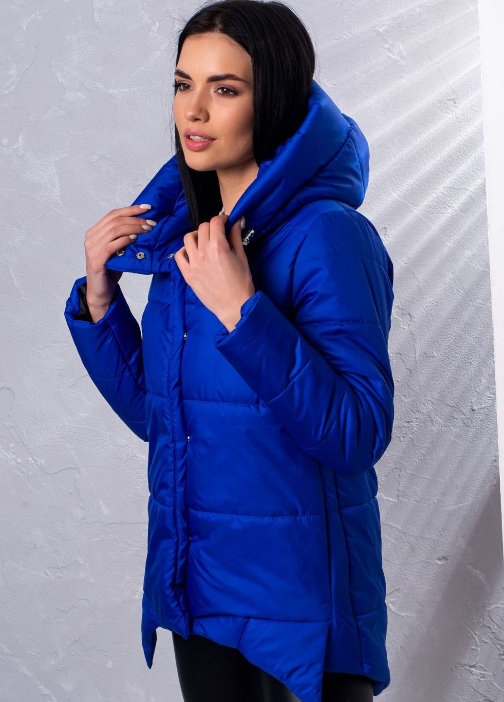 Синяя демисезонная куртка женская демисезон к-014 SoulKiss k-014